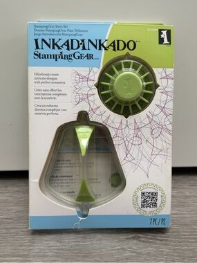 INKADINKADO STAMPING GEAR INTRO SET CRAFTING TOOL 7PC NEW IN BOX 65-32019
